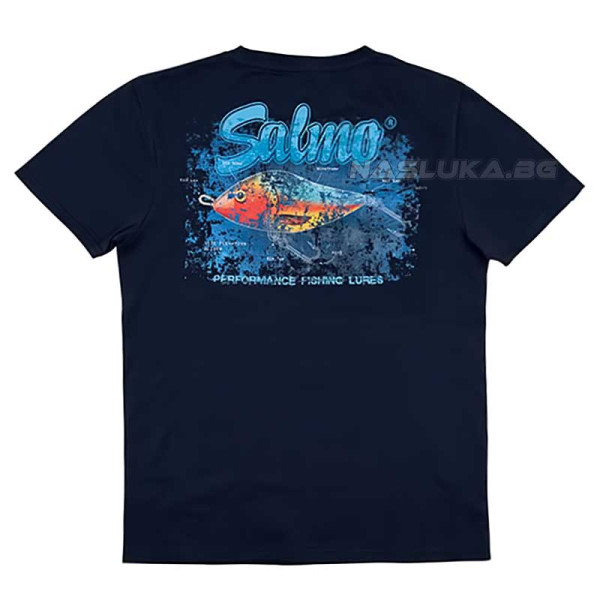 Тениска Salmo Slider T-Shirt Navy — снимка 1