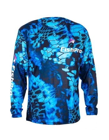 Слънцезащитна блуза FishPro Blue Skin