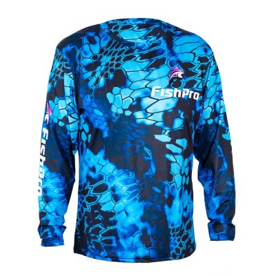 Слънцезащитна блуза FishPro Blue Skin