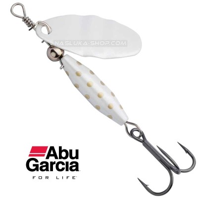 Въртяща блесна Abu Garcia Reflex Arctic, Pearl White