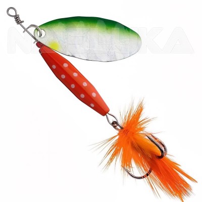 Въртяща блесна Abu Garcia Reflex Red, Ayu