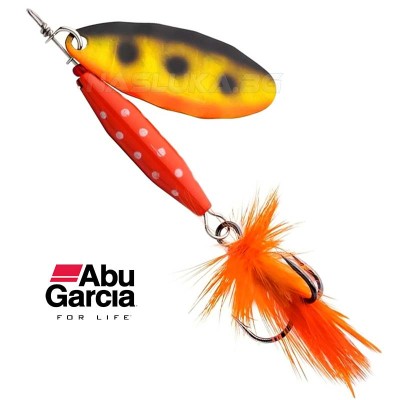 Въртяща блесна Abu Garcia Reflex Red, Orange Copper Holo