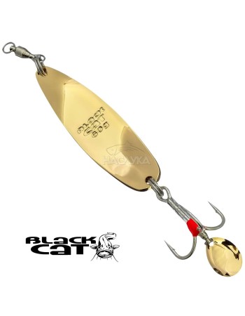 Клатушка за риболов на сом Black Cat Battle River Spoon, Gold