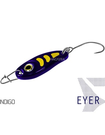 Блесна клатушка за пъстърва Delphin Eyer, Indigo