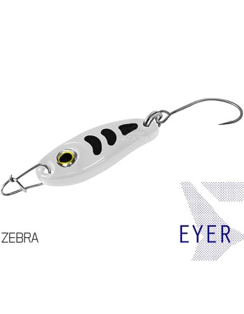 Блесна клатушка за пъстърва Delphin Eyer, Zebra