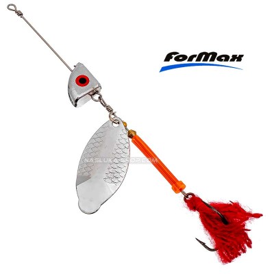 Въртяща блесна за щука Formax Attack Pike, Silver