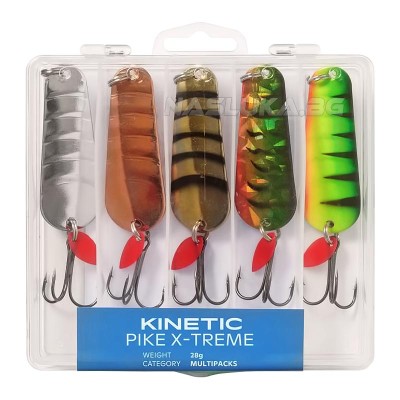 Комплект от 5 бр. клатушки Kinetic Pike X-Treme, 20 г
