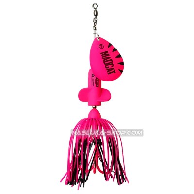 Въртяща блесна за сом MadCat A-Static Screaming Spinner, цвят Pink