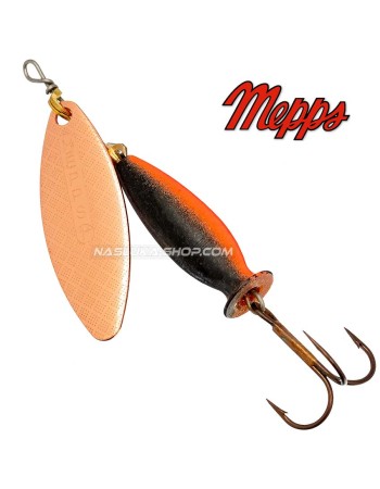 Въртяща блесна Mepps Aglia Long Heavy Black/Orange Copper