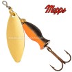 Въртяща блесна Mepps Aglia Long Heavy Black/Orange Gold