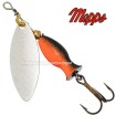 Въртяща блесна Mepps Aglia Long Heavy Black/Orange Silver