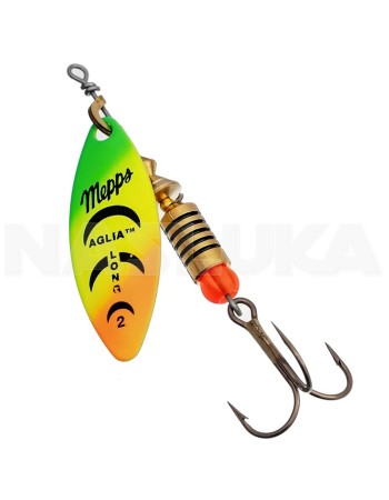 Въртяща блесна Mepps Aglia Long, OR/Tiger