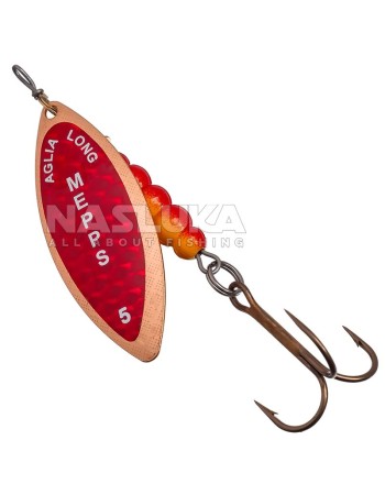 Въртяща блесна Mepps Aglia Long Redbo, CU