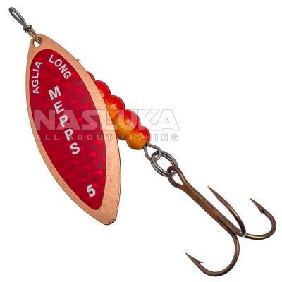 Въртяща блесна Mepps Aglia Long Redbo, CU