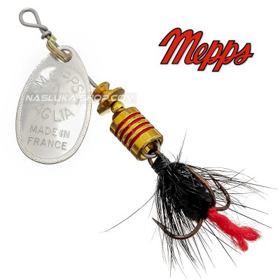Въртяща блесна Mepps Aglia Mouche, AG BL
