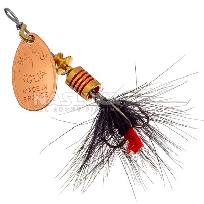 Въртяща блесна Mepps Aglia Mouche, CU BL