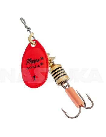 Въртяща блесна Mepps Aglia Platinum Red
