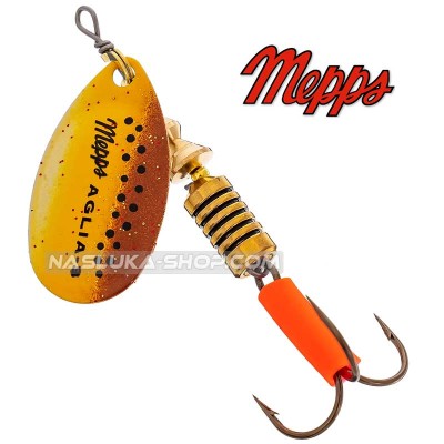 Въртяща блесна Mepps Aglia Brown Trout