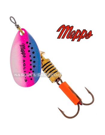Въртяща блесна Mepps Aglia Rainbow Trout