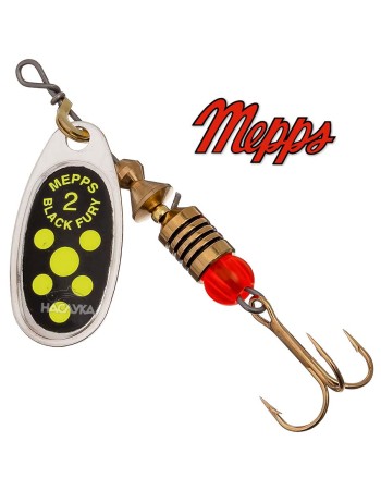 Блесна Mepps Black Fury, AG, Pts Chart