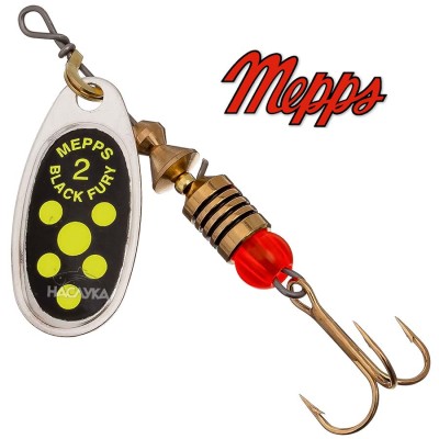 Блесна Mepps Black Fury, AG, Pts Chart