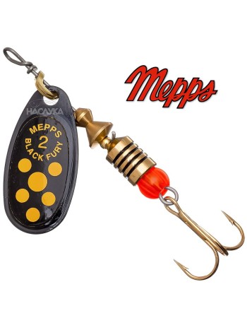 Блесна Mepps Black Fury, N, Pts Jaune