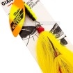 Въртяща блесна за трофейни хищници Mepps Giant Killer Tandem, Fluo