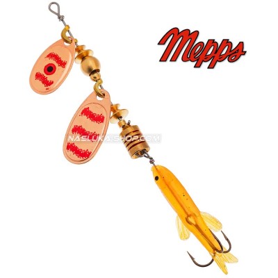 Блесна Mepps Perch Tandem, CU/RGE