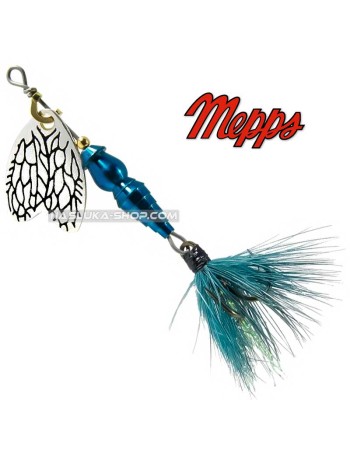 Въртяща блесна Mepps Bug, Iron Blue