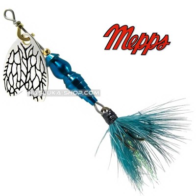 Въртяща блесна Mepps Bug, Iron Blue