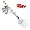 Въртяща блесна Mepps Bug, White Miller