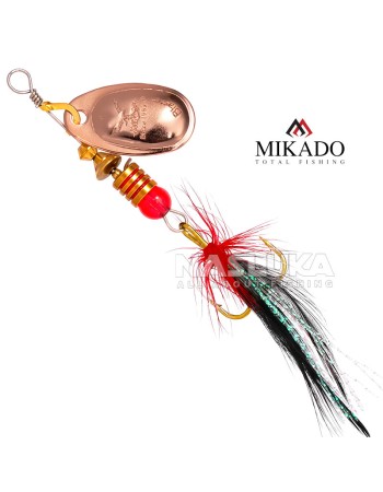 Въртяща блесна Mikado Blaster with Tassel, цвят Copper
