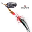 Въртяща блесна Mikado Blaster with Tassel, цвят Silver