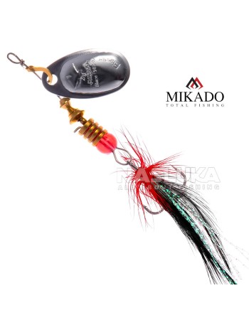 Въртяща блесна Mikado Blaster with Tassel, цвят Silver