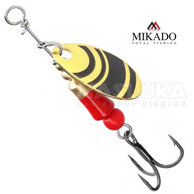 Микро въртяща блесна за кефал, пъстърва и костур Mikado M-Craft Micro Spinner, BG