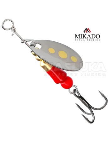 Микро въртяща блесна за кефал, пъстърва и костур Mikado M-Craft Micro Spinner, BOD