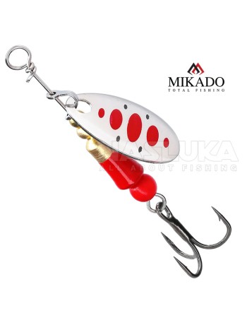 Микро въртяща блесна за кефал, пъстърва и костур Mikado M-Craft Micro Spinner, SR
