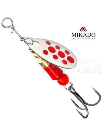 Микро въртяща блесна за кефал, пъстърва и костур Mikado M-Craft Micro Spinner, SRD