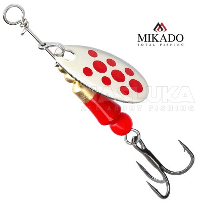 Микро въртяща блесна за кефал, пъстърва и костур Mikado M-Craft Micro Spinner, SRD
