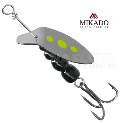 Въртяща блесна за пъстърва, кефал и костур Mikado M-Craft Micro Stream, BYD
