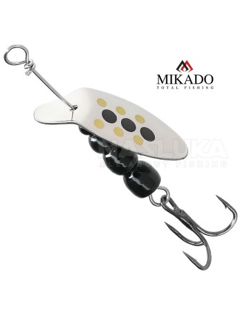Въртяща блесна за пъстърва, кефал и костур Mikado M-Craft Micro Stream, SBG