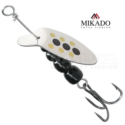 Въртяща блесна за пъстърва, кефал и костур Mikado M-Craft Micro Stream, SBG