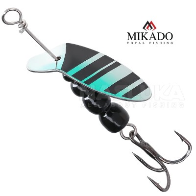 Въртяща блесна за пъстърва, кефал и костур Mikado M-Craft Micro Stream, SGP