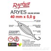 Блесна-клатушка за пъстърва Rapture Aryes Inline Spoon 4 см, 5 г, цвят GR