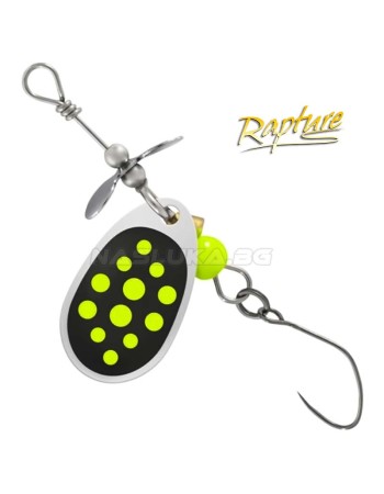 Въртяща блесна за пъстърва Rapture Rivus Spinner #1, 2.3 г, цвят BY