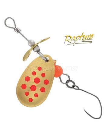 Въртяща блесна за пъстърва Rapture Rivus Spinner #1, 2.3 г, цвят GR