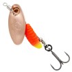Въртяща блесна SG Grub Spinner, Copper Red Yellow