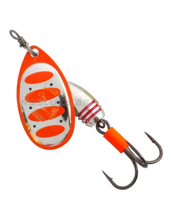 Въртяща блесна Savage Gear Rotex Spinner, 04 Fluo Orange Silver