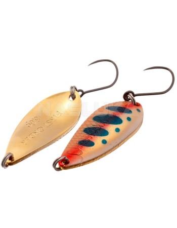 Микроклатушка за пъстърва и костур Yarie First Order 3.6 г, цвят Gold A3