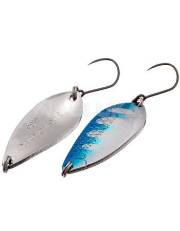 Микроклатушка за пъстърва и костур Yarie First Order 3.6 г, цвят Silver A7